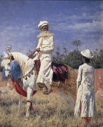 En ryttare i Jaipur, 1881