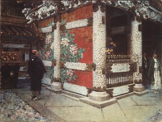 Shinto-helgedomen i Nikko, 1903