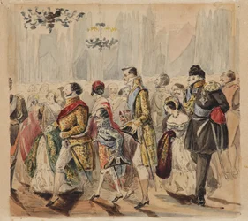 High Society Ball, första kvartalet av 1800-talet