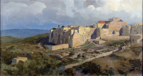 Bethlehem ou Bethlehem - Bethlehem par Polenov, Vasili (Vassili, Vassily) Dmitrievich (1844-1927)