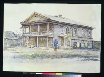 Surikovs hus i Krasnojarsk, 1890-91