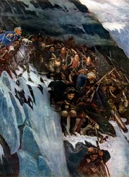 "Suvorovs marsch genom Alperna", 1799, 1899, 1939.