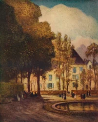 Dragon Basin, Versailles, c1915