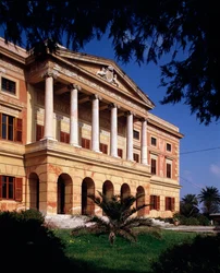 Utsikt över villa Belmonte, tidigt 1800-tal