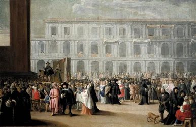 Karneval på Markusplatsen, Venedig