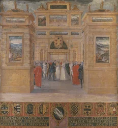Storhertig Ferdinand I de Medicis bröllop med Christine av Lorraine