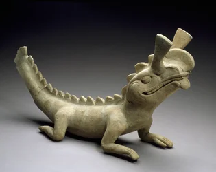 Iguana, 600-900 AD (keramik)