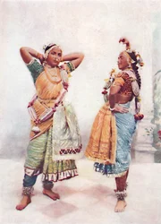 Baroda nautch flickor, 1902