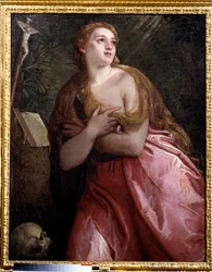 Madeleine penitente Målning av Paolo Veronese