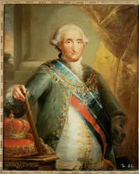 Kung Carlos IV (målning på duk)