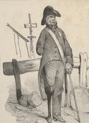 Soldat med stift, mitten av 1800-talet.
