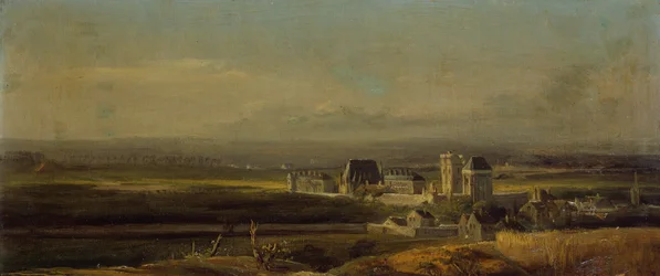 Slottet och staden Vincennes