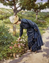 Lady in a Garden, 1887