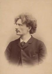 Porträtt av kompositören Ignacy Jan Paderewski 1860-1941, 1889-1890.