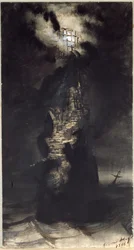 Les Casquets fyr, 1866