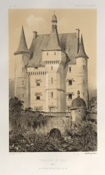 Pittoresk arkitektur eller monument från 1400-talet. Och XVI. Århundraden: Slott i Frankrike av XV och XVI århundraden: Pl. 52, Château De Fay (Maine)