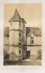 Pittoresk arkitektur eller monument från 1400-talet. Och XVI. Århundraden: Slott i Frankrike av XV och XVI århundraden: Pl. 87, Priory of Sainte Gaudulfe (Eure)