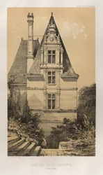 Pittoresk arkitektur eller monument från 1400-talet. Och XVI. Århundraden: Chateaux De France av XV och XVI århundraden: Pl. 37, Château De La Ranciere (Maine et Loire)