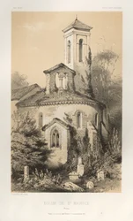 ...Pl.14, St. Maurice Viennes kyrka, 1860.