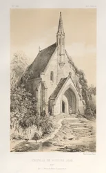 ...Pl.22, Fontaine-Jean Loirets kapell, publicerad 1860.