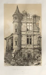 ...pl. 24, Ruines Du Chateau De Champlost Yonne, publicerad 1860.