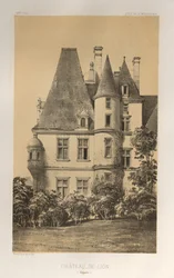 ...pl. 49, Château De Lion Calvados, 1860.