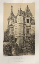 ...pl. 78, herrgård i Belvau Corrèze, 1860.