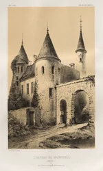 ...pl. 89, Château du Vaumissel Calvados, 1860.