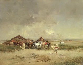 Arabiskt läger, 1872