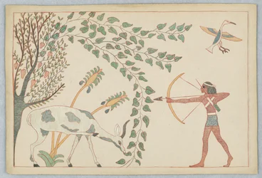 Rådjuret och vinrankan, Illustration till Aesops fabler