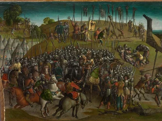 Titus erövring av Jerusalem (predella)