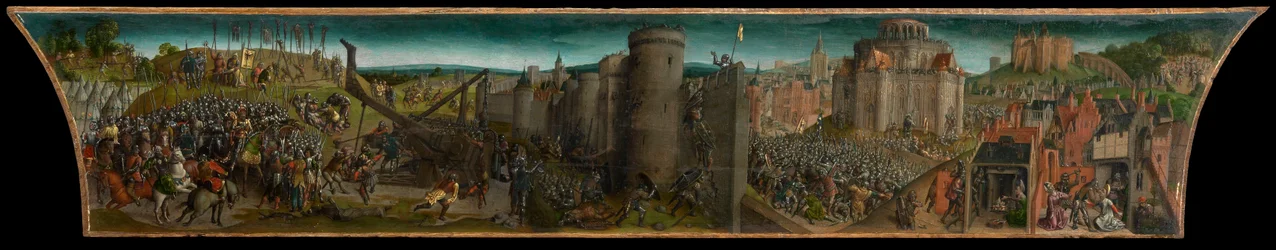 Titus erövring av Jerusalem, ca 1469-1483 (olja på pannå)