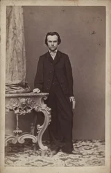 Porträtt av tonsättaren Anton Rubinstein 1829-1894.