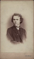 Porträtt av tonsättaren Anton Rubinstein 1829-1894.