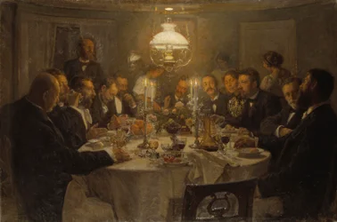 En konstnärssammankomst, 1903