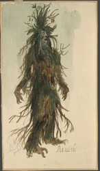 Leshy. Kostymdesign för operan Snow Maiden av N. Rimsky-Korsakov, 1885.