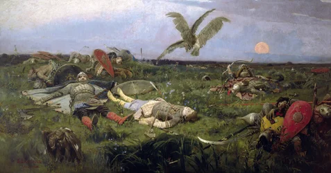 Furst Igors slagfält i striden mot kipchakerna, 1880.