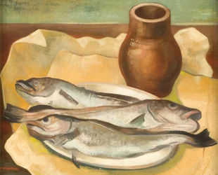Stilleben med fisk
