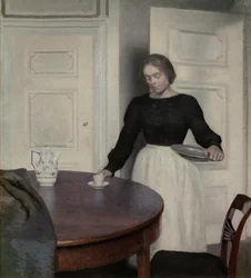 Interiör, Strandgade 30, detalj, 1899
