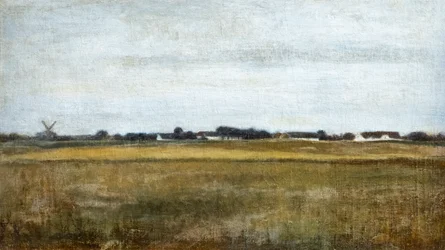 Landskap av Virum nära Frederiksdal, sommar