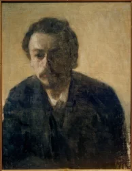 Självporträtt V. Hammershöi, 1891