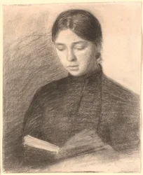 Konstnärens syster Anna Reading