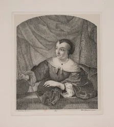 Porträtt av Ferdinand Bols fru