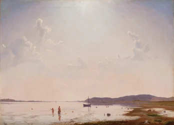 Vy över Roskilde Fjord nära Frederikssund, Zeeland