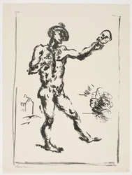 Blad från "Klingens Kunstnermappe nr 2"