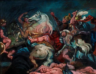 Decius Mus död, ca 1920 (olja på duk)