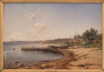 En strand vid Öresund