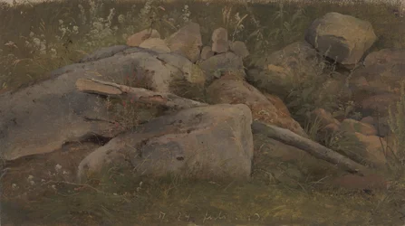 Studie av en stenhög