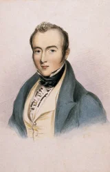 The Late Sir W H MacNaughton, Political Service, c.1841 (färg litho)
