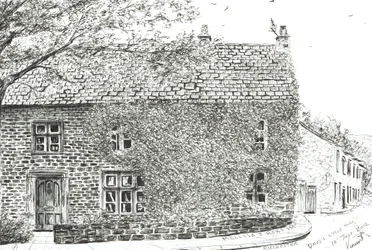 House at Ribchester, 2012, (bläck på papper)